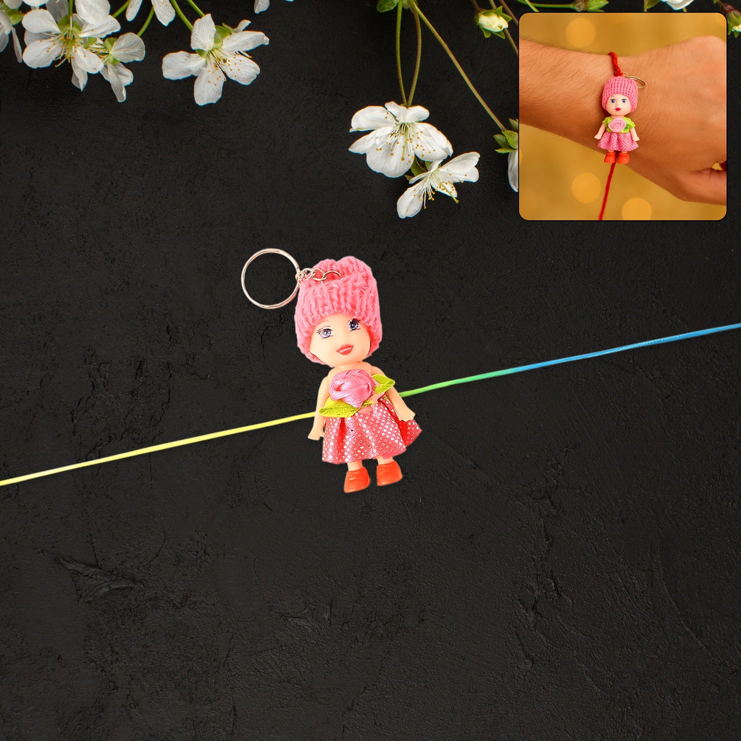 2-in-1 Kids Doll Rakhi cum Keychain – Stylish Soft Toy Rakhi for Raksha Bandhan & Daily Use as Bag or Key Ring (Mix Design) 2-in-1 Kids Doll Rakhi cum Keychain – Stylish Soft Toy Rakhi for Raksha Bandhan & Daily Use as Bag or Key Ring (Mix Design)